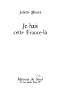 Juliette Minces