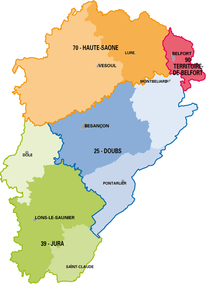 Franche-Comté - région 43