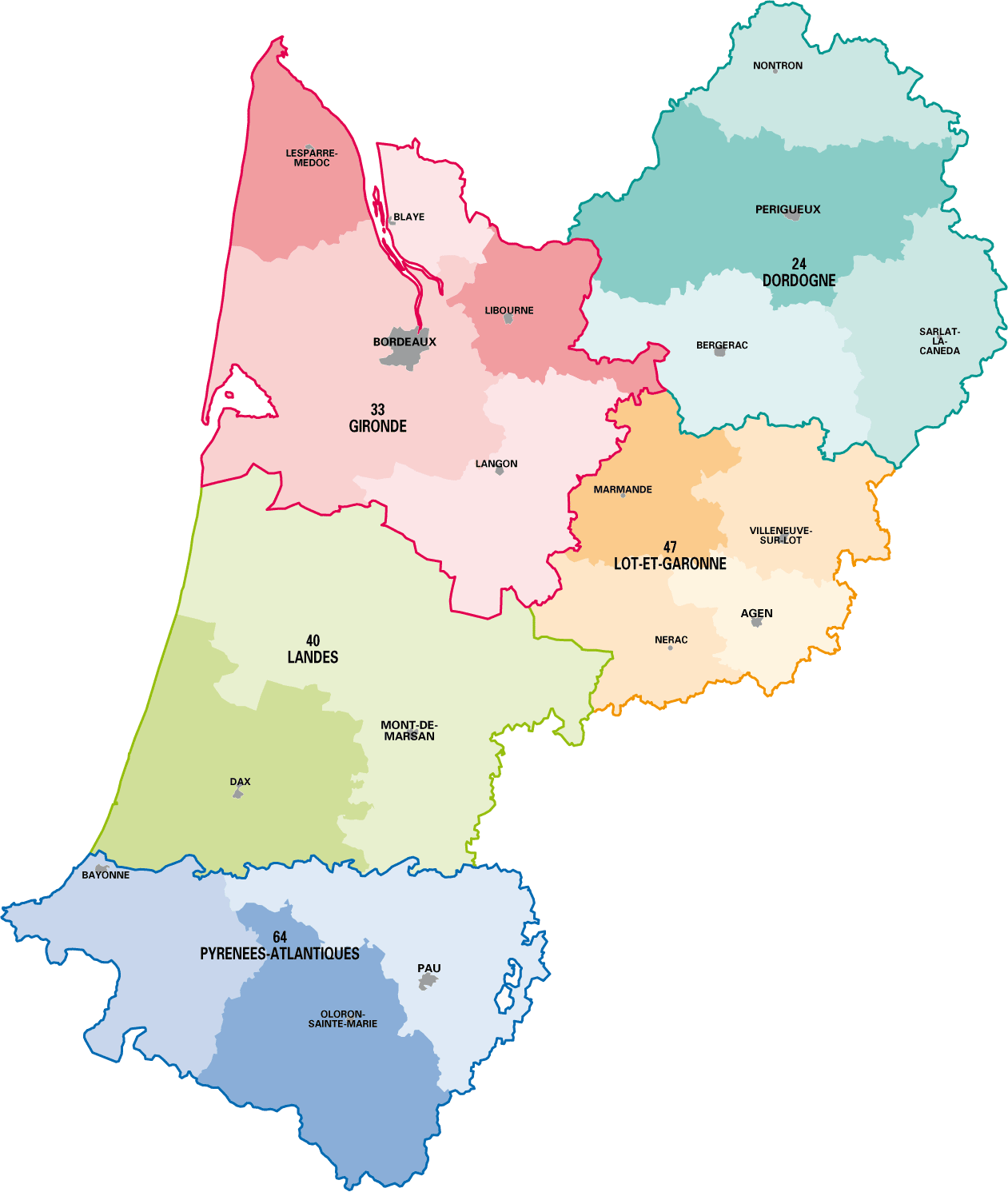 Aquitaine - région 72