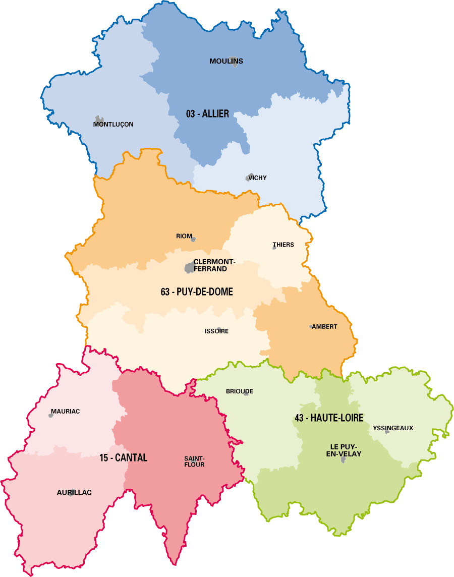 Auvergne - région 83