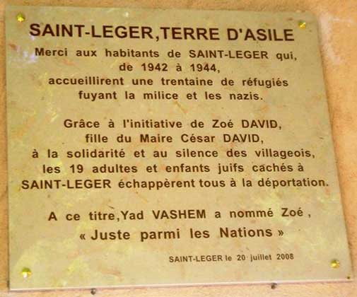 Saint-Leger en 1939-1945