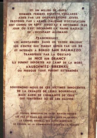 Saint-Martin-Vesubie en 1939-1945 Saint-Martin-Vesubie en 1939-1945