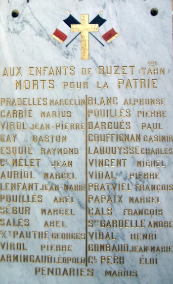 Buzet-sur-Tarn en 1939-1945 Buzet-sur-Tarn en 1939-1945