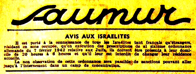 Saumur en 1939-1945