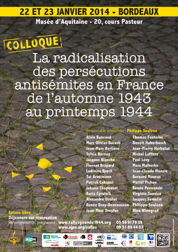 La radicalisation des persécutions antisémites en France de l'automne 1943 au printemps 1944