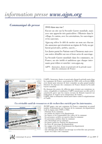 communiqu&eacute; de presse juin 2009